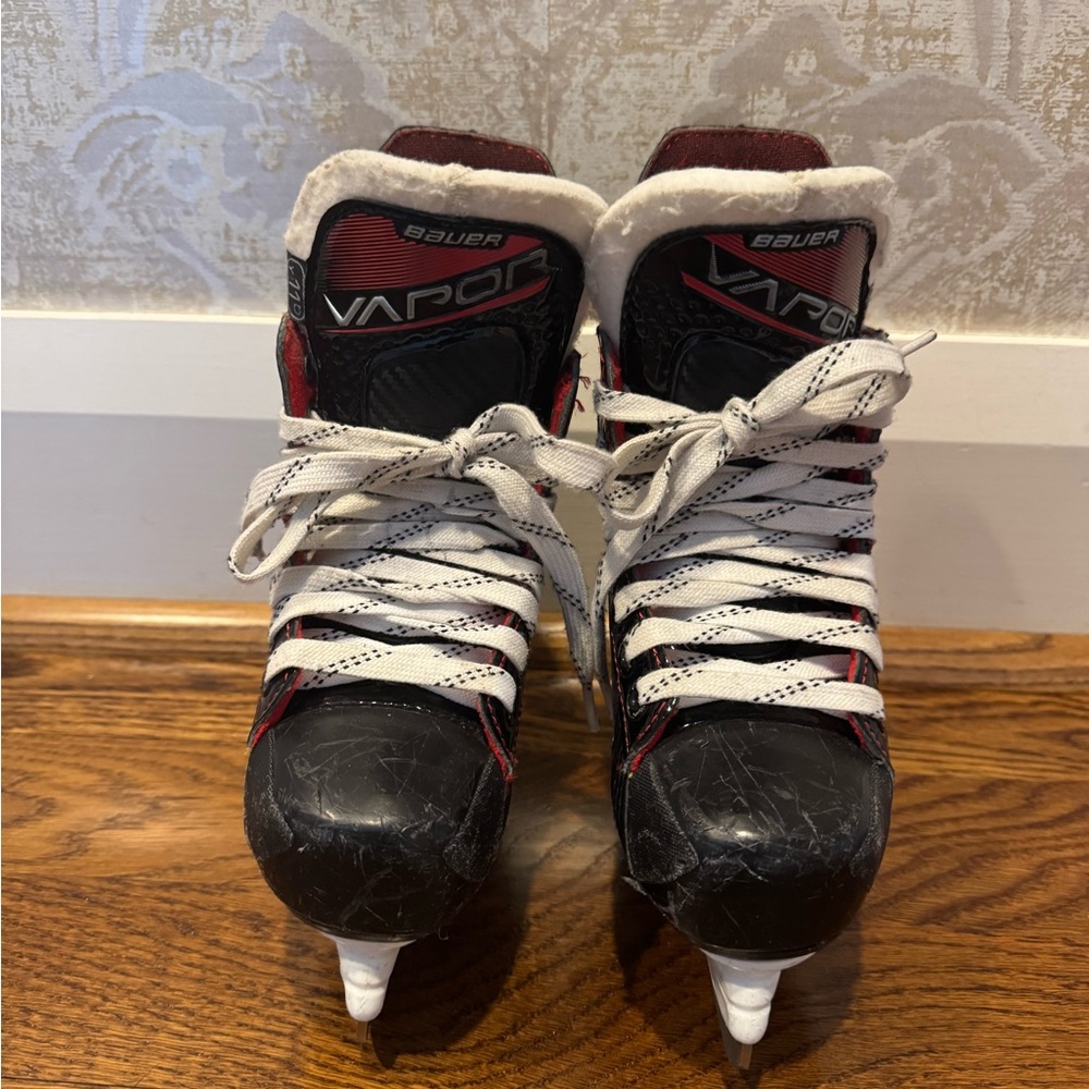 Bauer Vapor X2.7 Junior Hockey Skates with Black and Red